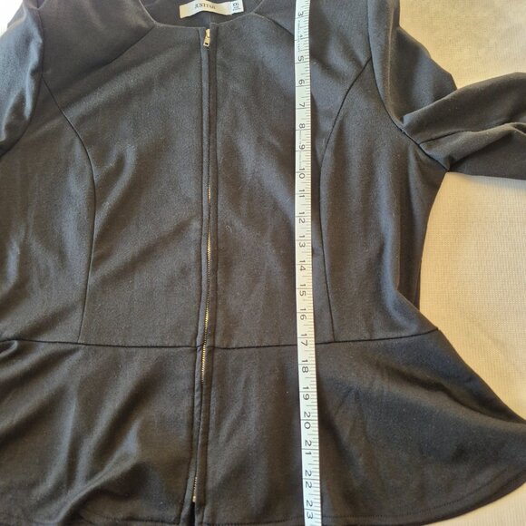 Peplum Zipper Jacket - Picture 13 of 13